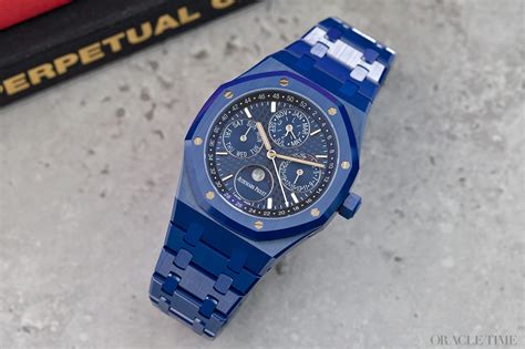 audemars piguet blue ceramic perpetual calendar|audemars piguet calendar.